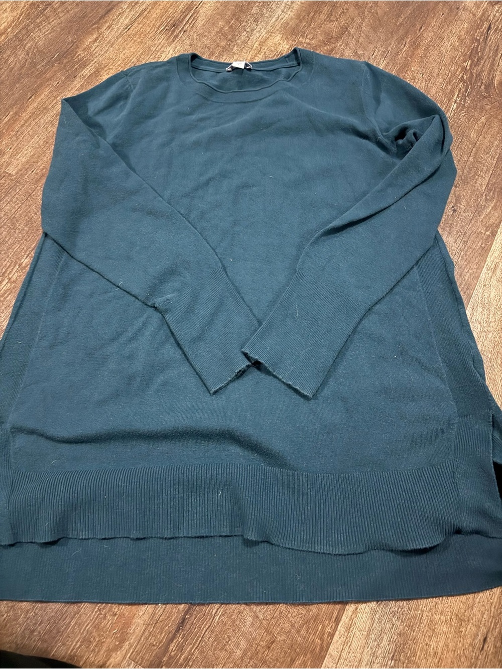 J. Jill Men's Crewneck Sweater - Teal Green